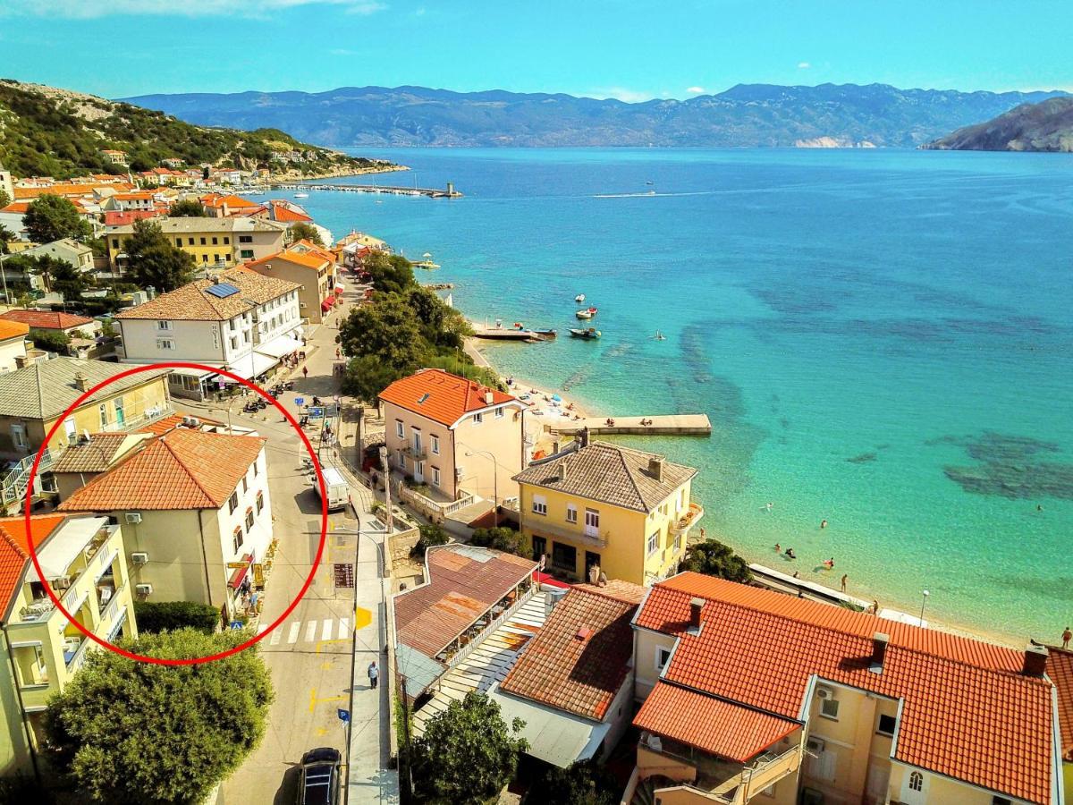 Apartments Marin With Sea View Baška Zewnętrze zdjęcie